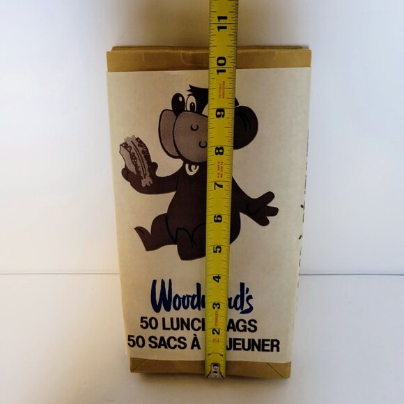 Woodward’s Lunch Bags Vintage Department Store Paper Advertising Approx 38 / 48 - Picture 8 of 16
